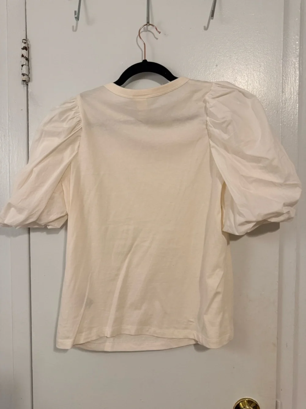 H&M Ivory Puff Sleeve Tee - Picture 7 of 7